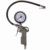 Пистолет для накачивания шин SKYWAY с манометром 14,97 АТМ быстросъемное соединение